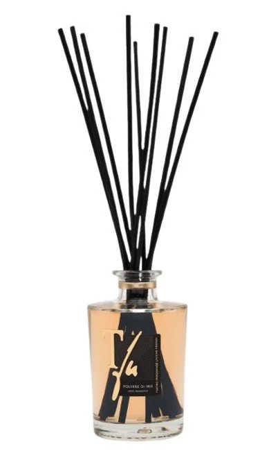 D'IRIS TYČINKY 250 ML BYTOVÁ VÔŇA - TFU (10 čiernych bambusových tyčiniek 30 cm v balení)