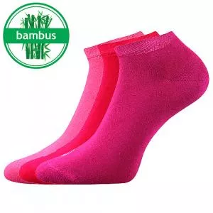 Lonka Bambusové ponožky mix ružové