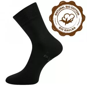 Lonka Ponožky BIO bavlna čierne
