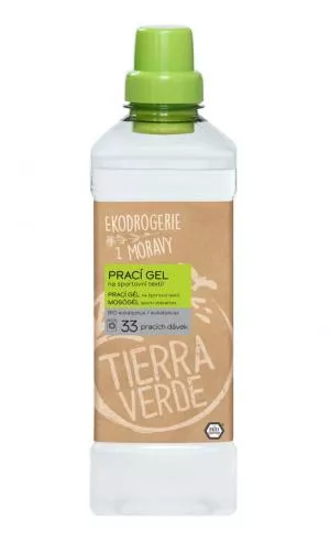 Tierra Verde Prací gél na športové textílie s BIO eukalyptovou silicou 1 l