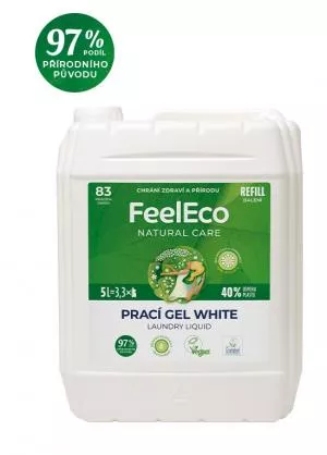 FeelEco Prací gél biely 5L