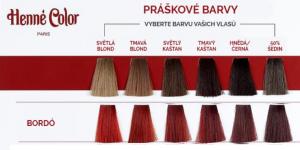 Prášková farba na vlasy 100g Bordeaux