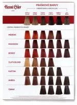 Henné Color Práškové rastlinné farby na vlasy Premium 100g Hnedá