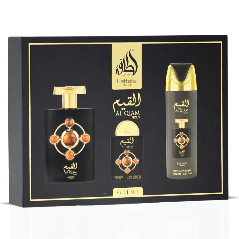 Pride Al Qiam Gold EDP 100 ml + EDP 20 ml + DEO v spreji 200 ml UNISEX 1 ks