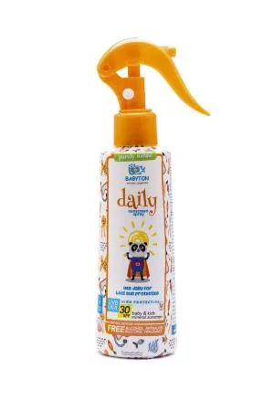 Babyton Prírodný opaľovací krém v spreji 200 ml SPF 30