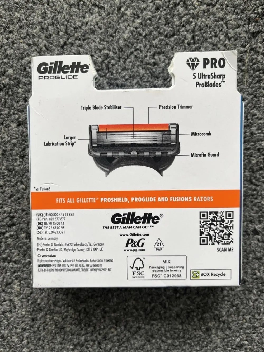 ProGlide náhradné hlavice 8 ks pre mužov