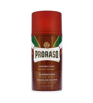 PRORASO Coarse Beards pena na holenie pre tvrdé fúzy