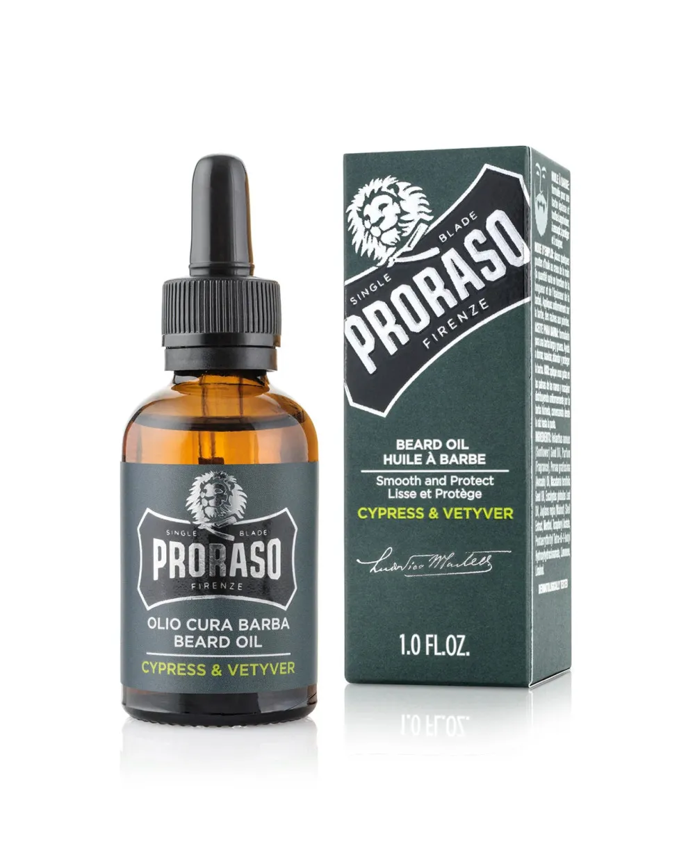 Cypress & Vetyver olej na bradu 30 ml