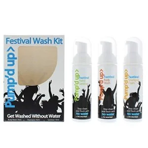 Pump’d UP 99% Dezinfekčný Kit (dezinfekčný šampón, sprchový gél a dezinfekcia na ruky) 3*70g