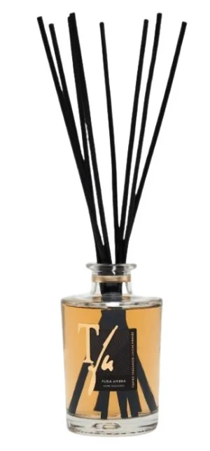 PURA AMBRA TYČINKY 250 ML BYTOVÁ VÔŇA (vrátane 10 čiernych bambusových tyčiniek s dĺžkou 30 cm)