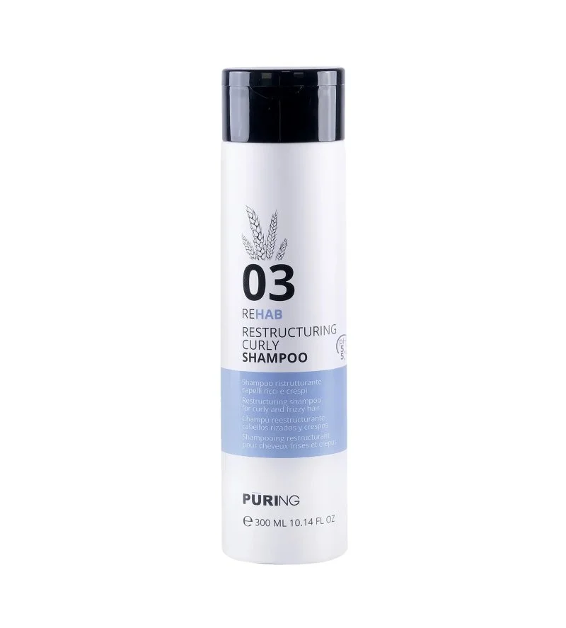 03 Rehab Restructuring Curly Shampoo reštrukturalizačný šampón pre kučeravé a krepovité vlasy 300 ml