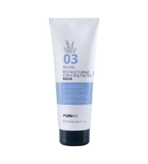 PURING 03 Rehab Restructuring Curly Multi Action Mask intenzívna hydratačná maska pre kučeravé, vlnité a krepovité vlasy