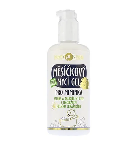 Bio nechtíkový umývací gél pre bábätká 200 ml