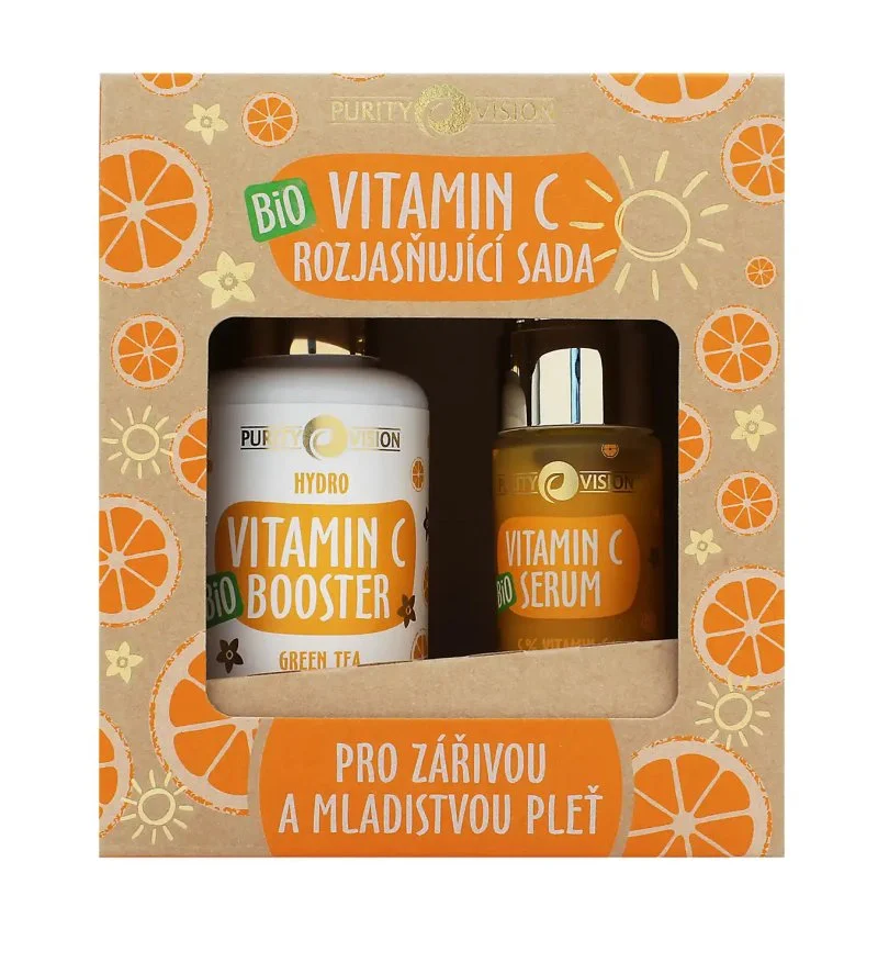 Bio Vitamin C rozjasňujúca sada booster 100 ml + sérum