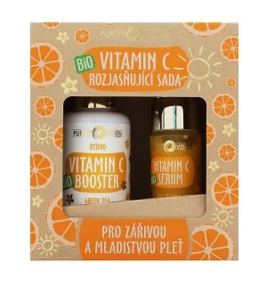 Purity Vision Bio Vitamin C rozjasňujúca sada booster 100 ml + sérum