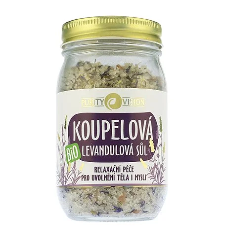 Bio levanduľová kúpeľová soľ 400 g