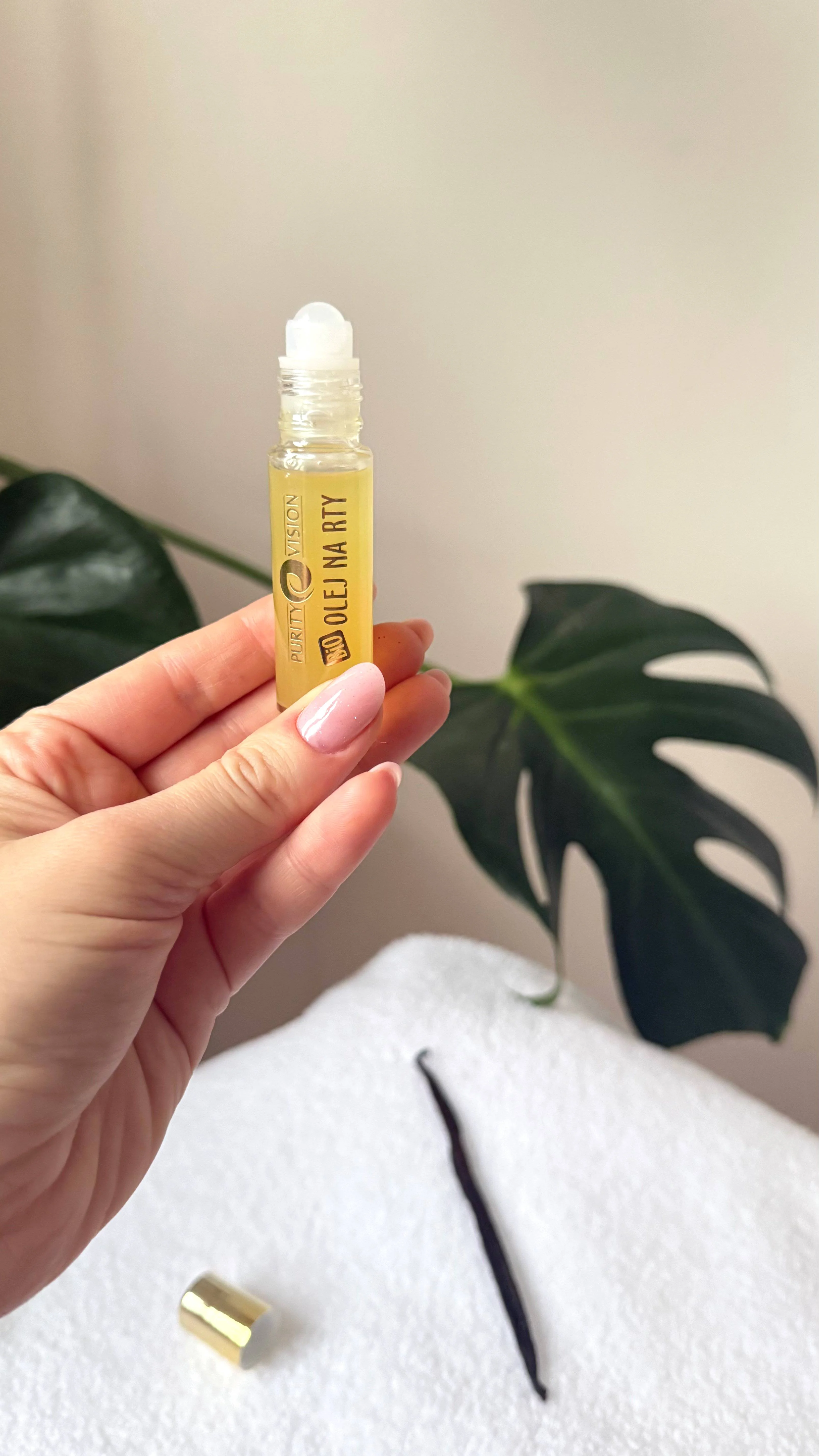 Purity Vision Vanilkový olej na pery BIO (10 ml) - voňavá pomoc vysušeným perám