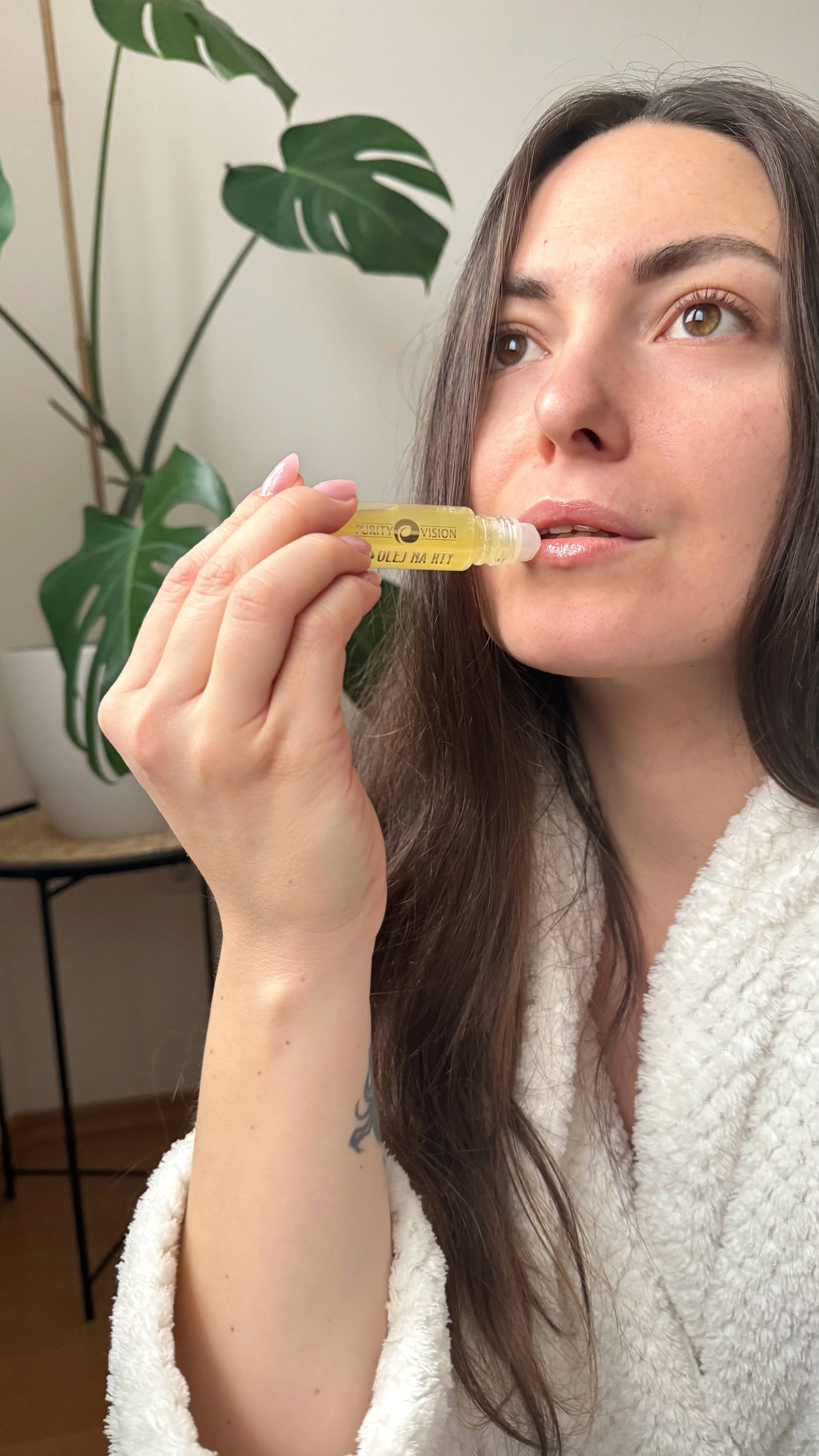 Purity Vision Vanilkový olej na pery BIO (10 ml) - voňavá pomoc vysušeným perám