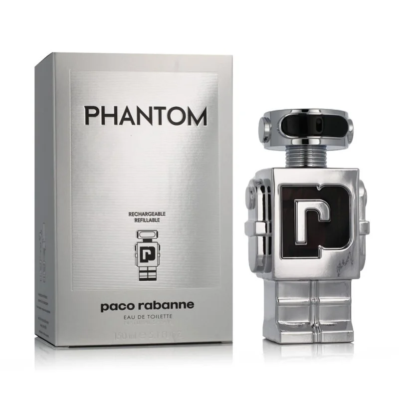 Phantom plniteľná toaletná voda pre mužov 150 ml