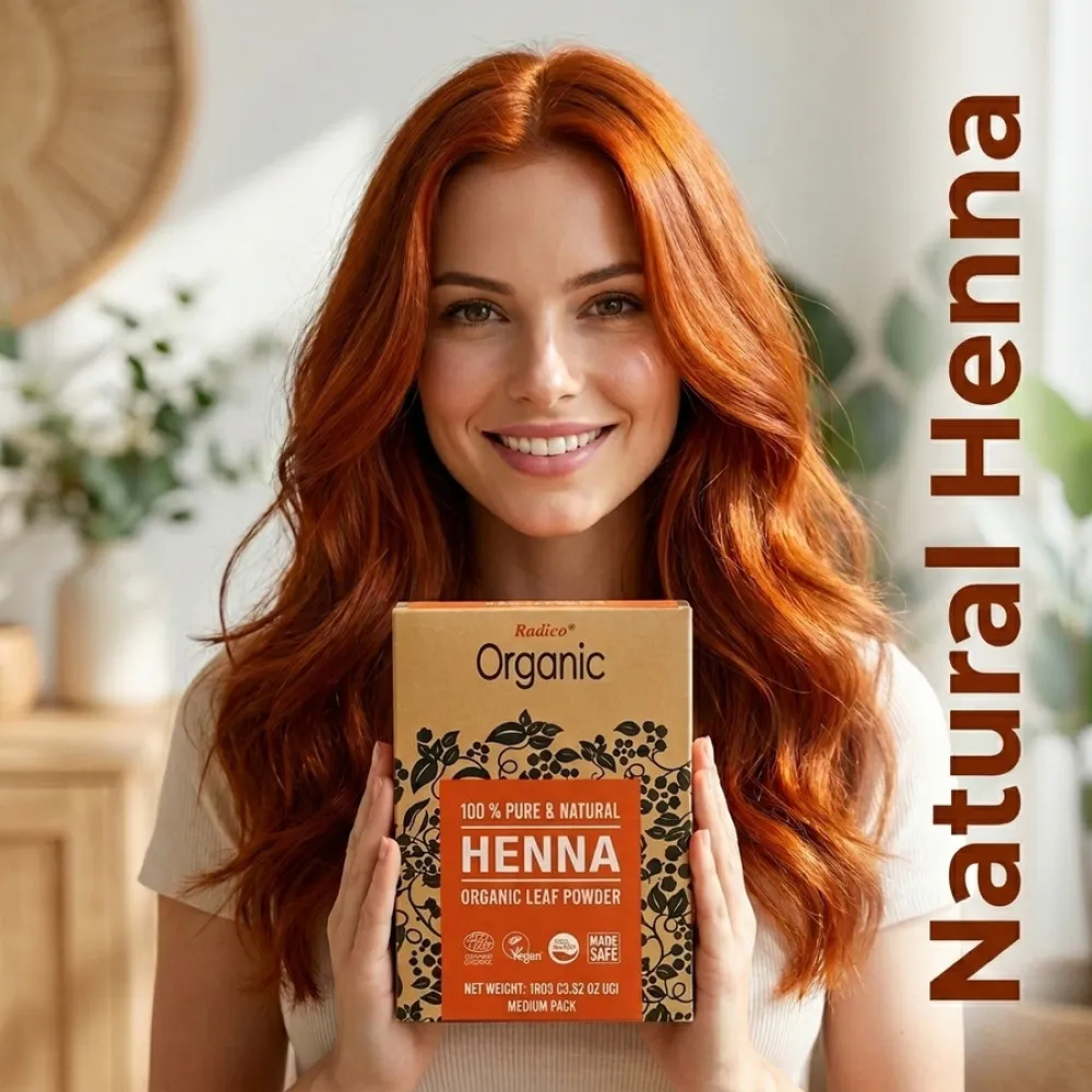 Radico Henna BIO (100 g) - pre zdravie, lesk a silu