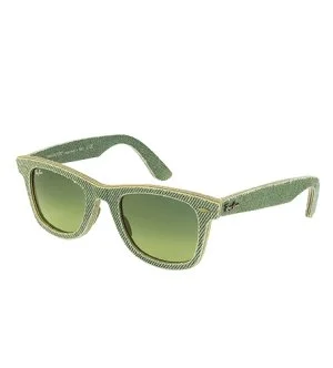 Ray-Ban RB2140 WAYFARER DEMIN slnečné okuliare 50x22x145 mm zelená unisex