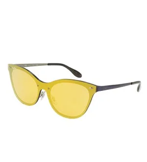 Ray-Ban RB3580N Blaze Cat Eye slnečné okuliare 43x140 mm oranžovo zlaté pre ženy