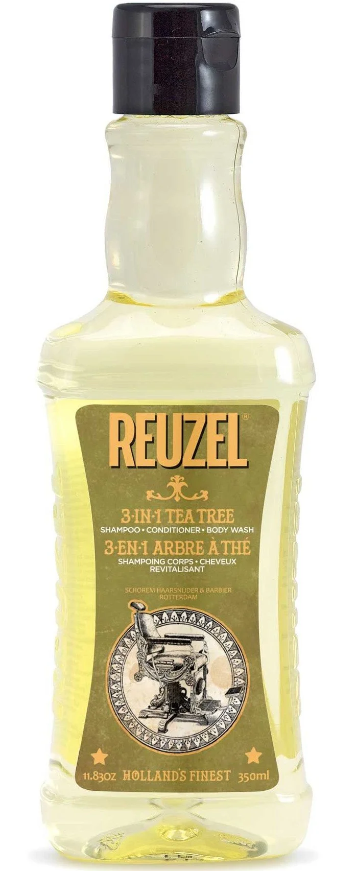 3 v 1 Tea Tree šampón-kondicionér-sprchový gél šampón pre mužov 3 v 1 pre mužov 350 ml