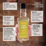 3 v 1 Tea Tree šampón-kondicionér-sprchový gél šampón pre mužov 3 v 1 pre mužov 350 ml