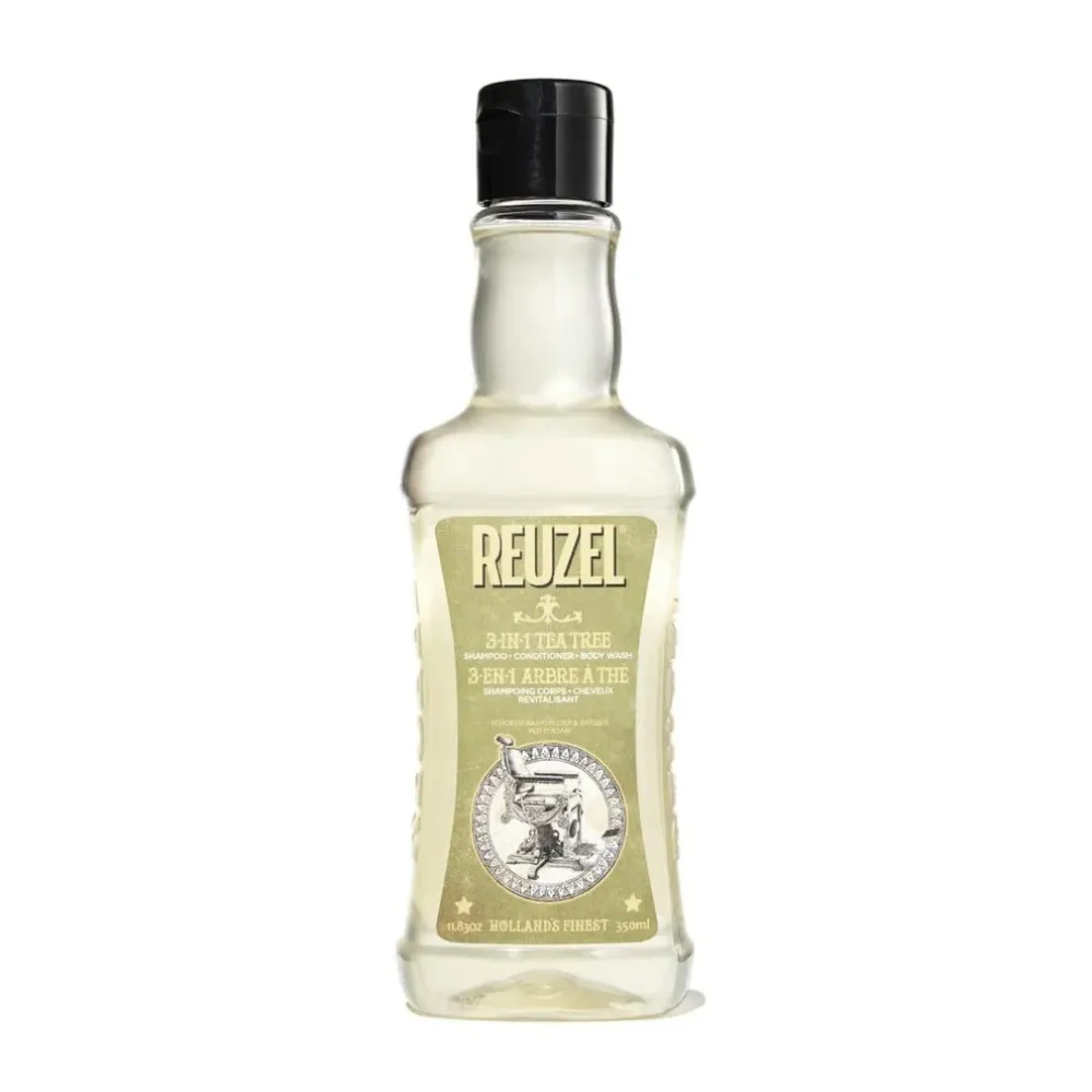 3 v 1 Tea Tree šampón-kondicionér-sprchový gél šampón pre mužov 3 v 1 pre mužov 350 ml