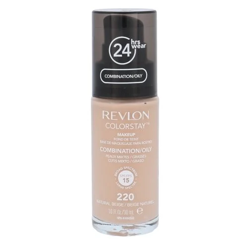Colorstay make-up pre zmiešanú a mastnú pleť 220 Natural Beige 30 ml