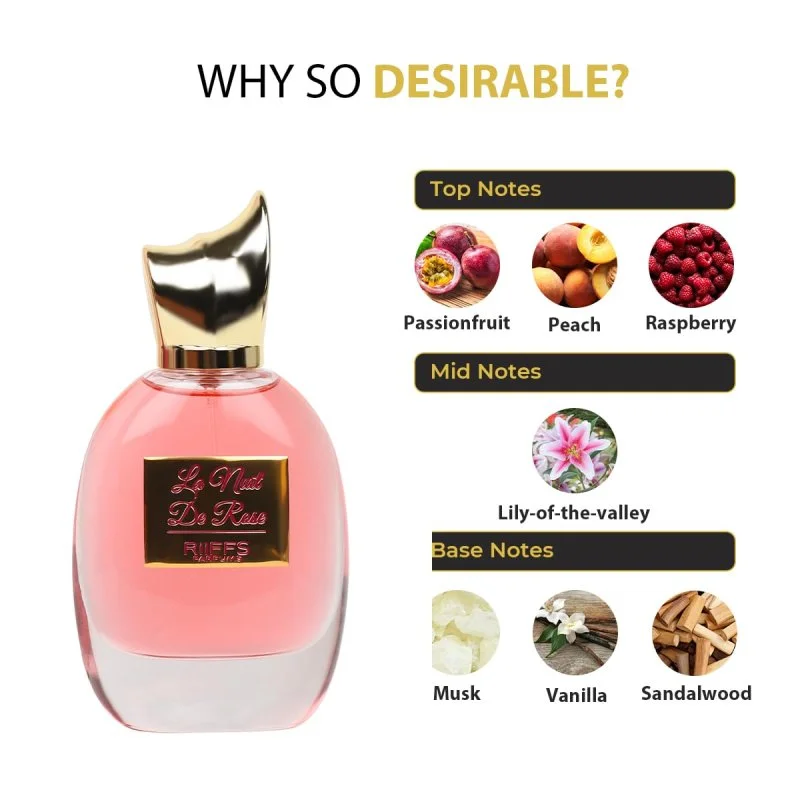 La Nuit De Rose parfumovaná voda pre ženy 100 ml