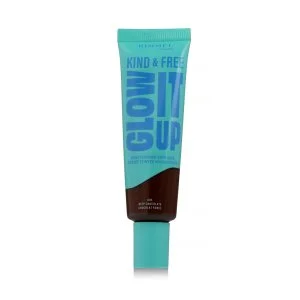 Rimmel Kind & Free Glow It Up hydratačný tónovací krém na pleť (605 Deep Chocolate)