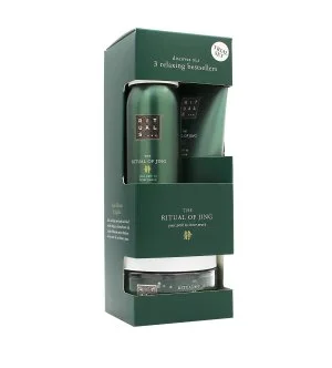 Rituals The Ritual of Jing darčeková sada sprchový gél 50 ml + telový peeling 125 g + telový krém
