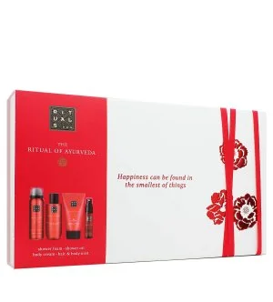 Rituals The Ritual of Ayurveda darčeková sada sprchový gél 50 ml + sprchový olej 75 ml + telový krém 70 ml + telová hmla