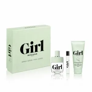 Rochas Girl EDT 100 ml + EDT MINI 7,5 ml + balzam na telo 100 ml W