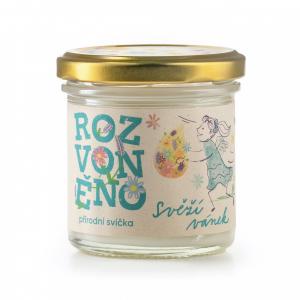 Vonná sviečka - Svieži vánok (130 ml) - s eukalyptom a citrónom