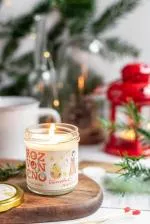 Rozvoněno Vonná sviečka - Vianočný zázrak (130 ml) - s perníkovým korením