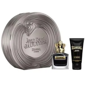 Jean Paul Gaultier Scandal Pour Homme Intense Intense 100 ml + sprchový gél 75 ml parfumovaná voda pre mužov