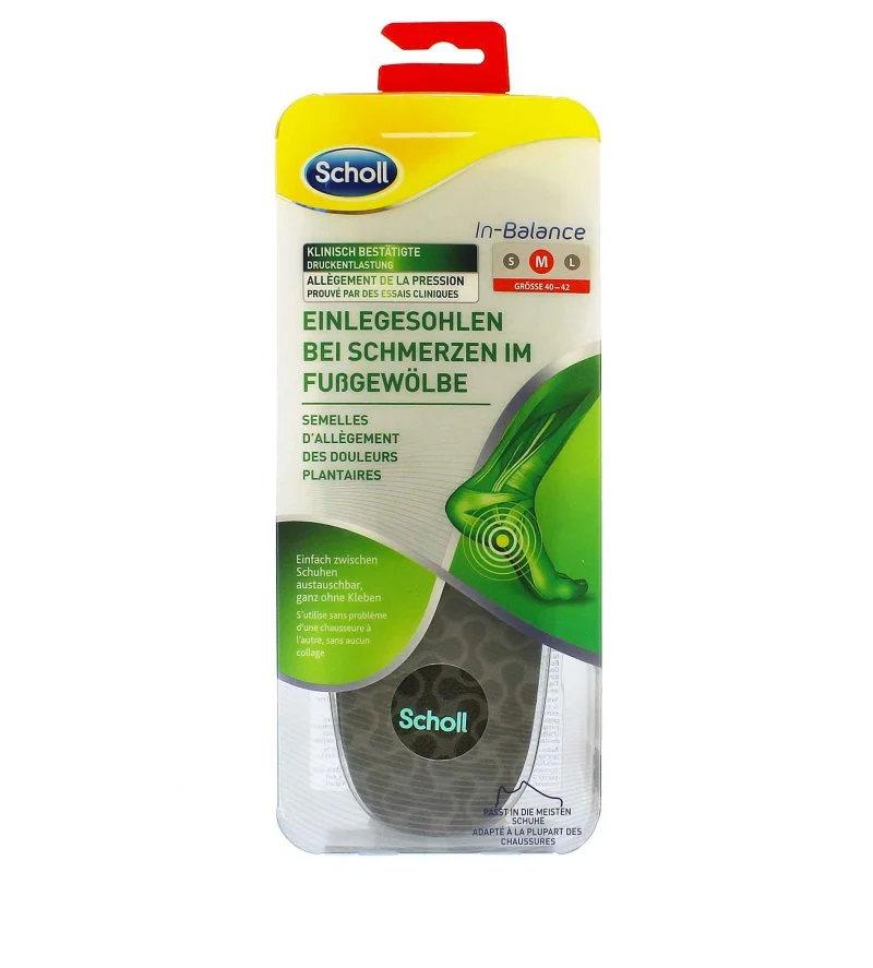 In-Balance Arch Pain Relief Insole Medium vložky do topánok 1 ks