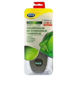 Scholl In-Balance Arch Pain Relief Insole Medium vložky do topánok 1 ks