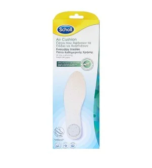 Scholl Air Cushion Everyday Insoles vložky s airflow latexovou penou 1 pár