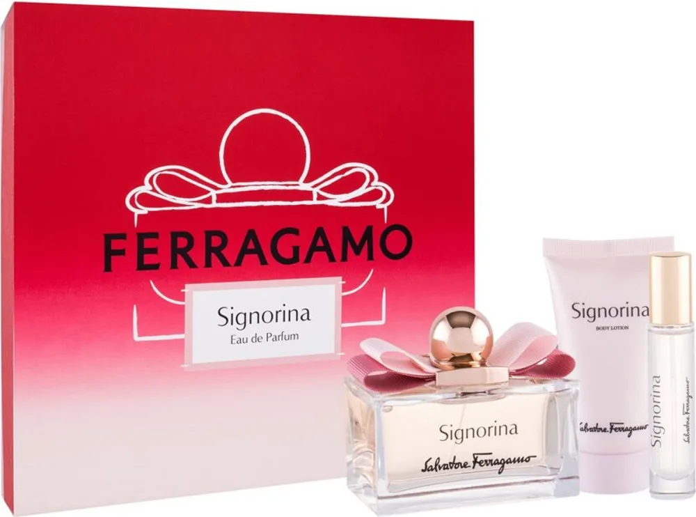 Signorina 100 ml + EDP MINI 10 ml + BL parfumovaná voda pre ženy 50 ml