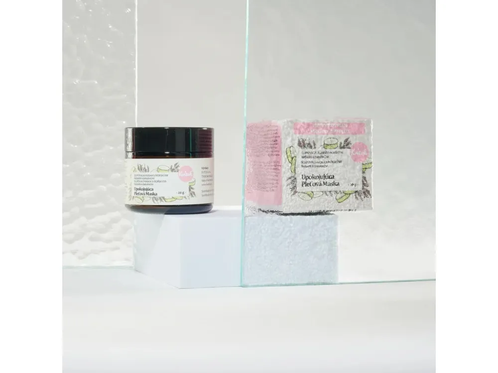 Kvitok Peelingová maska s morskými riasami a kurkumou - SOOTHING 20 g