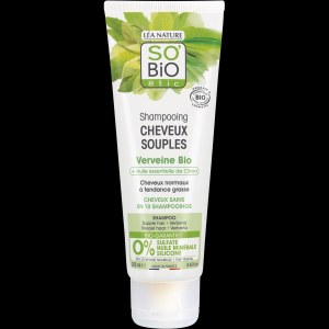 Jemný šampón verbena-citrón BIO (250 ml) - ideálny pre mastné vlasy