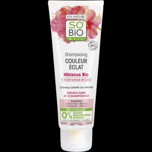 SO’BiO étic Šampón pre farbené a melírované vlasy s BIO ibištekom (250 ml) - udržiava žiarivú farbu