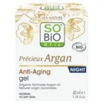 SO’BiO étic Anti-age Precieux Argan Gel nočný BIO (50 ml) - regeneruje a vyhladzuje pleť