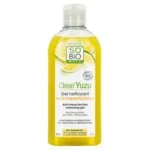 SO’BiO étic Čistiaci gél proti nedokonalostiam pleti - Clean Yuzu BIO (200 ml) - ideálny pre mastnú pleť