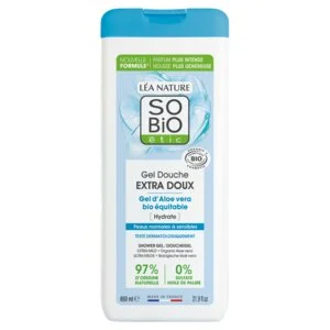 SO’BiO étic Sprchový gél EXTRA JEMNÝ s BIO Aloe vera (650 ml) - intenzívne hydratuje