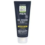 SO’BiO étic Sprchový gél MEN 3v1 – energizujúci BIO zázvor (200 ml) – na telo, tvár aj vlasy