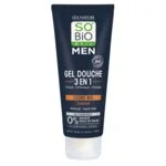 SO’BiO étic Sprchový gél MEN 3v1 - tonizujúci céder BIO (200 ml) - na telo, tvár aj vlasy